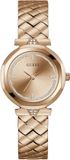 Guess - GW0613L3 - Polshorloge - Dames - Roze Staal - Goudkleurige Wijzerplaat