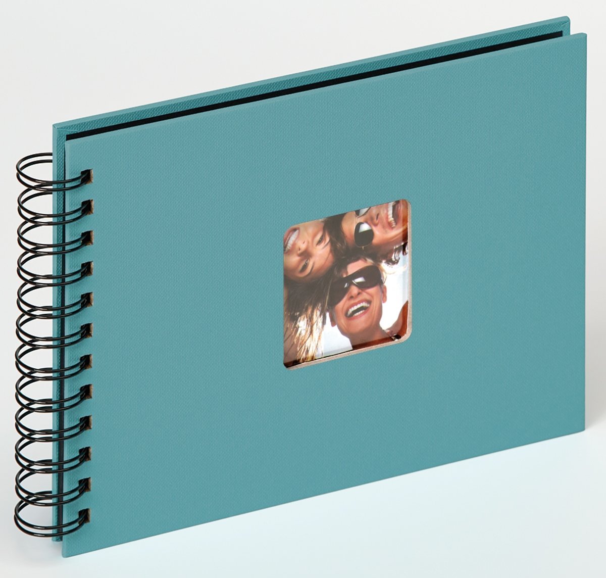 Walther Design SA-109-K Fun Wire-O - Fotoalbum - 23 x 17 cm - Petrol Groen - 40 pagina s