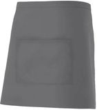 Velilla Halflang schort grijs Polyester/Katoen Effen One size
