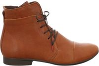 Think! Guad2 Enkellaars Cognac Leer Dames Maat 40
