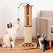 Poteau griffoir chat - Pour chats de taille moyenne et grande - 85 cm