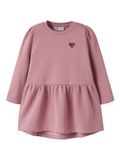 NAME IT Meisjes Jurk NMFVIMA LS SWE DRESS BRU Lilas Katoen/Polyester Maat 128