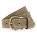 b.belt Studded belt Leder - Dames - 85 cm - khaki