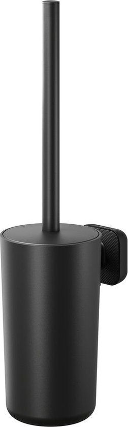 Tiger Carv WC borstel met houder - Zwart