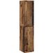 Maison Exclusive Armoire murale de salle de bain en bois de récupération, design exclusif, dimensions : 33 x 34,5 x 160 cm