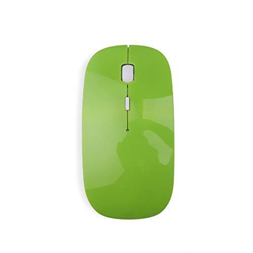n/a USB optische 2.4G draadloze muis ontvanger voor gaming computer PC laptop desktop groene ultradunne ultradunne draadloze muis