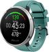 Strap-it Polar Ignite twill siliconen band - dennengroen