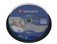 Verbatim BD-R 25GB - 10-pack - Spindle - Printable
