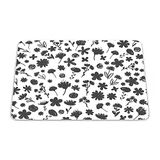 Bonamaison Rechthoekige muismat met digitale print, antislip onderkant, voor kantoor en thuis, 22 x 18 cm