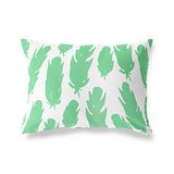 BonaMaison Petrol Groen-Wit Decoratieve Kussensloop, Kussenhoezen Bank, Decoratieve Kussenhoesjes, Kussensloop; Sofa, Slaapkamer, Kantoor, Auto 45x60 Cm - Ontworpen en vervaardigd in Turkije