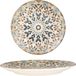 Rinart Assiette à dessert - Aztec - Porcelaine - 21 cm - set de 6