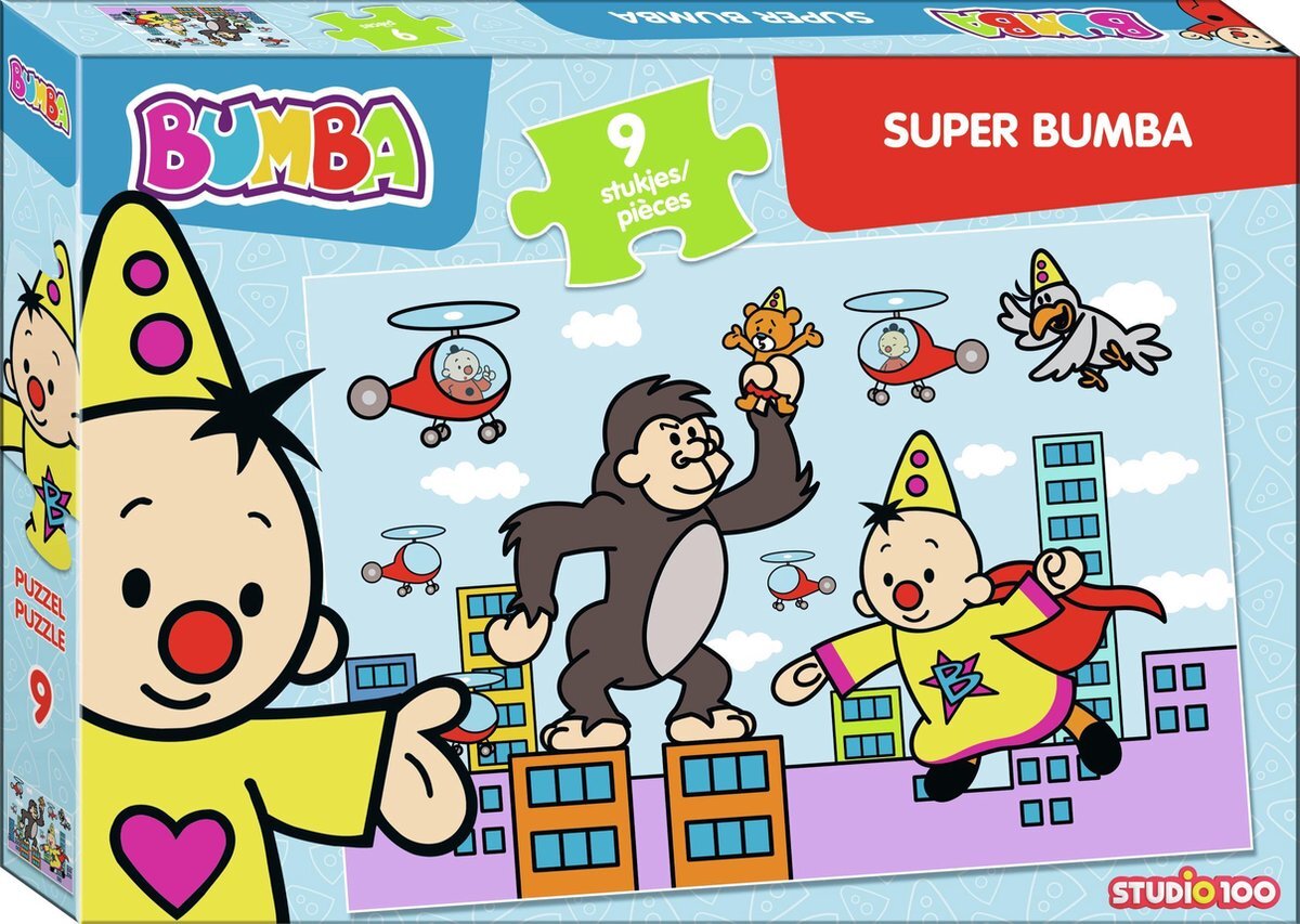 Bumba Puzzel 9 st - Super