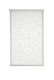 Estoralis Ornella Rolgordijn met modern design, zonder boren, lichtdoorlatend, wit/beige, 90 x 150 cm