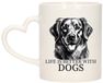 Bellatio Decorations Mok Golden Retriever Blanc Céramique 300 ml