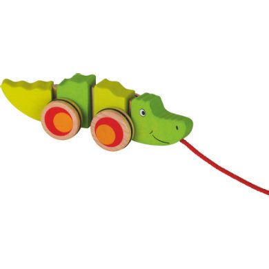 Goki Teelt van dierlijke krokodil - Groen | Hout | 4013594549035