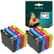Evoke compatibele inkt voor Epson 604XL 604 XL T10H6: 8 x 2 noir, 2 cyan, 2 magenta, 2 jaune cartridges de 76 ml, geschikt voor Expression Home XP-2200, 2205, 3200, 3205, 4200, 4205 en WorkForce WF-2910DWF, 2930DWF, 2935DWF, 2950DWF