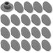 cyclingcolors 10 x afdekdoppen grijs M6 schroefdoppen binnenzeskant cilinderschroeven beschermdoppen CHC