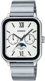 Casio MTP-M305D-7A2 - Horloge - Roestvrijstalen Behuizing - Witte Wijzerplaat - Waterdicht