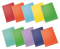 Pigna Monocromo 02298880B, schrift, A4-formaat, liniatuur 0B, papier 100 g/m², meerkleurig, verpakking van 10 stuks