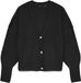 VERO MODA VMLEALIGHT LS V-NECK JEWEL CARDIGAN NOOS Dames Cardigans XL Zwart