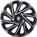 stelling Sparco Varese 14-inch zilver/zwarte wieldoppen