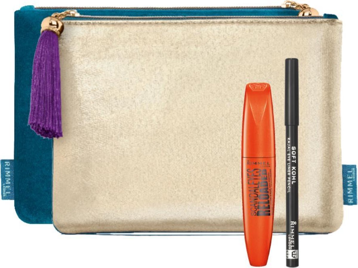 Rimmel London Rimmel Scandaleyes Reloaded mascara + Kohl Pencil + Pouch