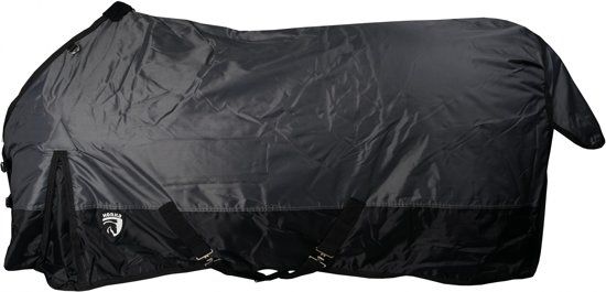 Horka Oxford outdoordeken 450D zwart maat 155/205