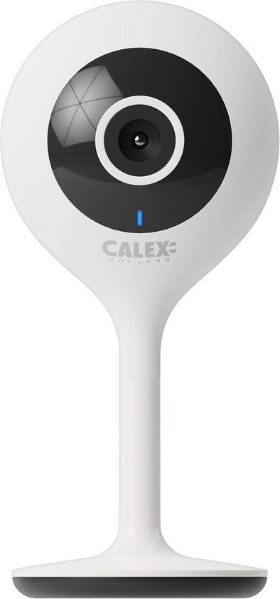 Calex Smart Indoor WiFi IP Camera - 1080p Full HD - Night Vision - 2-Way Audio - White