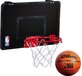 Wilson NBA Mini Basketbalhoepel - Zwart - Incl. Stickers