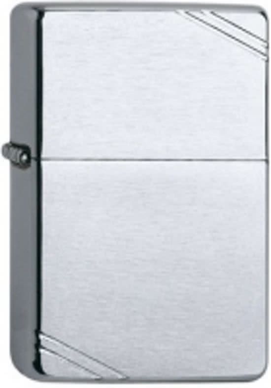 Zippo aansteker Vintage Chroom Brushed - 0041689110222