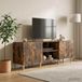 Prolenta Maison Exclusive - Meuble TV, dimensions 150 x 31 x 50 cm, en bois stratifié imitation chêne fumé