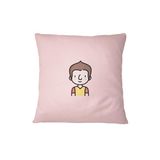 Bona Basics Decoratieve kussenhoes Lichtroze 45x45 cm