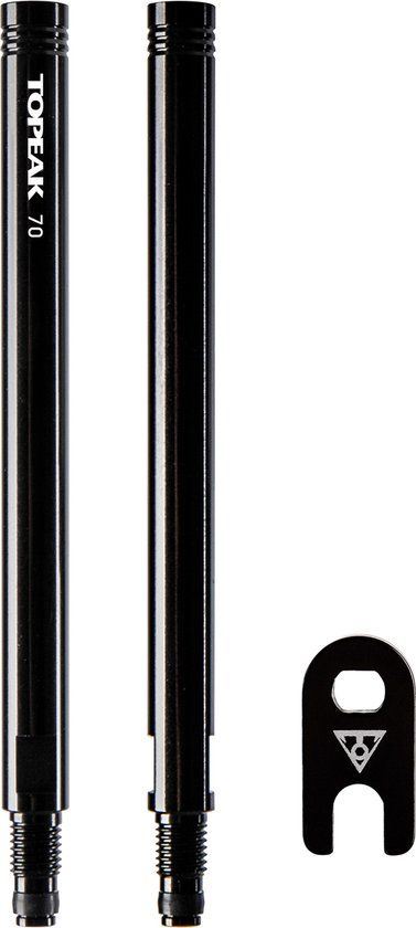 Ventielverlenging Topeak Presta 70 mm Ventielverlengstuk Zwart