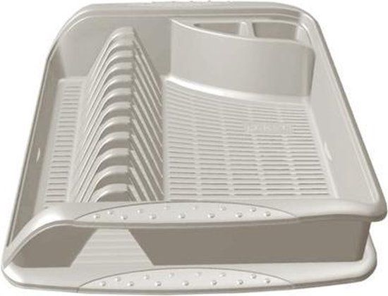 Keeeper Afdruiprek + Plateau - 39x29x8 cm - Transparant