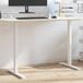 Maison Exclusive - Cadre pour bureaux assis-debout réglables, blanc (94-135)x60x(70-114)cm