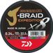 DAIWA J-Braid Expedition X8E, 3000 mètres, 0,24 mm, 22,2 kg / 48,94 lbs, multicolore, tresse