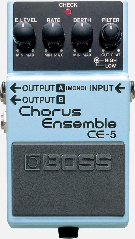Boss Audio Systems Boss CE-5 Chorus Ensemble - Chorus Gitaareffect - Blauw