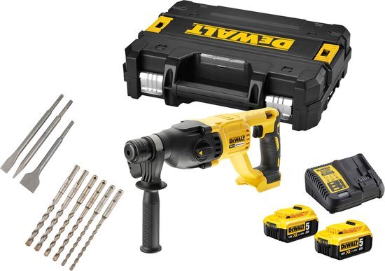 DeWalt DCH133P2X-DE 18V 5 0 Ah Accu-Kombihamer