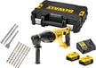 DeWalt DCH133P2X 18V Li-Ion Accu SDS-plus combihamer set (2x 5.0Ah accu) in TSTAK