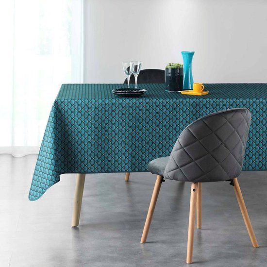 DOUCEUR D'INTERIEUR Rechthoekig Tafelkleed Artchic Blauw 150 x 240 cm