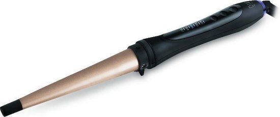 Diva Pro Styling Digital Wand - krultang - 13-25mm - gelijkmatig warmtenysteem, zwart