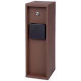 BOLD 19417 Pado buitencontactdoos-tuincontactdoos zuil 3-voudige stekker in roestkleur