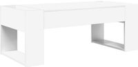 vidaXL Salontafel Wit 110 x 50 x 41 cm Bewerkt Hout