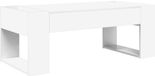 vidaXL Salontafel Wit 110 x 50 x 41 cm Bewerkt Hout