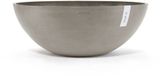 Ecopots Vienna 70 - Taupe - Ø70 x H25,3 cm - Ronde taupe bloempot