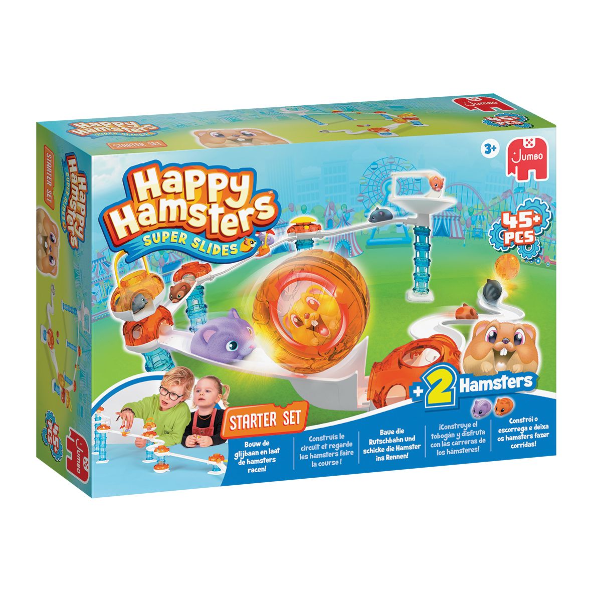 Jumbo Happy Hamsters Starter Set - Marble Run - Construction Toy for Kids Ages 3+