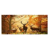 Homemania Muurfoto, hert, dieren, voor woonkamer, slaapkamer, meerkleurig, van polyester, hout, 70 x 3 x 100 cm