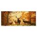 Homemania Muurfoto, hert, dieren, voor woonkamer, slaapkamer, meerkleurig, van polyester, hout, 70 x 3 x 100 cm