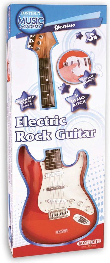 Bontempi Gitaar Genius - Rood