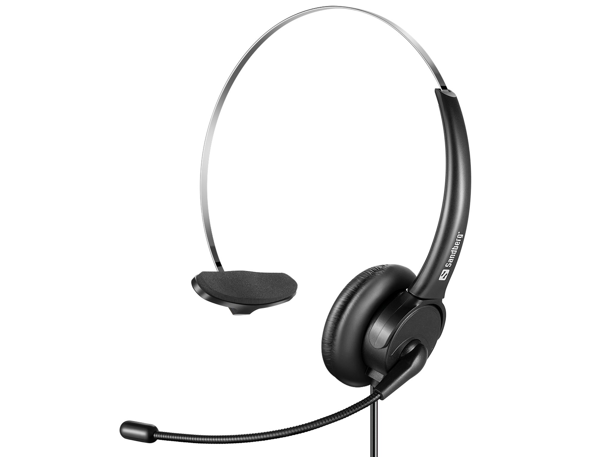 Sandberg USB Office Headset Mono - Zwart